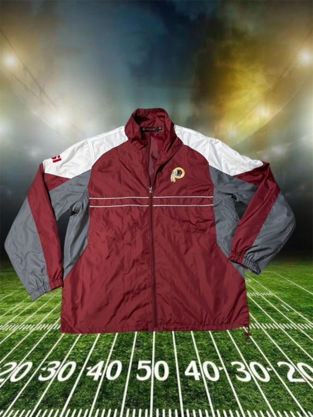 Vintage 90’s NFL Embroidered Washington Redskins Windbreaker Zip-up